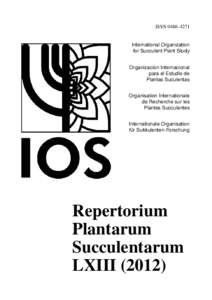 ISSN[removed]International Organization