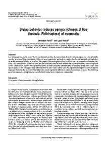 DOI: [removed]s11686[removed] © 2007 W. Stefañski Institute of Parasitology, PAS Acta Parasitologica, 2007, 52(1), 82–85;ISSN[removed]