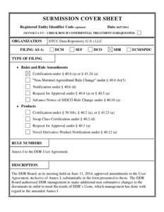 Commodity Futures Trading Commission / Depository Trust & Clearing Corporation / Dance Dance Revolution Extreme / Commodity / Futures contract / Financial economics / Financial system / Finance