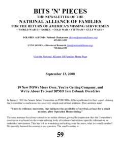 Aftermath of war / United States Senate Select Committee on POW/MIA Affairs / Missing in action / Prisoner of war / Vietnam War / Operation Homecoming / Vietnam War POW/MIA issue / U.S. Prisoners of War during the Vietnam War