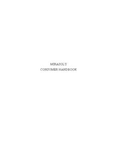 MIRASOL’S CONSUMER HANDBOOK