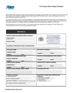 Microsoft Word - Green Streets Project Proposal Form