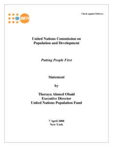 Microsoft Word - UNFPA Obaid statement