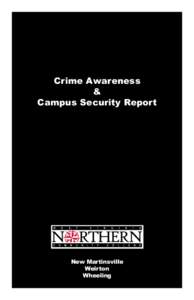 Crime Awareness & Campus Security Report New Martinsville Weirton