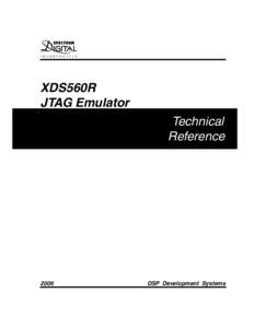 XDS560R JTAG Emulator Technical Reference  2006