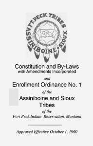 Geography of South Dakota / Fort Peck Indian Reservation / Tribal sovereignty in the United States / Oklahoma organic act / Montana / Geography of the United States / Fort Peck /  Montana