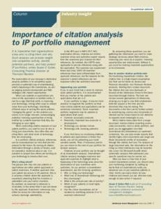 Importance of citation analysis