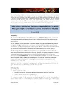 Aboriginal land rights in Australia / Law / Muckaty Station / Aboriginal title / Central Land Council / Native Title Act / Radioactive waste / Northern Land Council / Waste Management /  Inc / Politics of Australia / Indigenous peoples of Australia / Native title in Australia