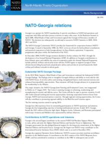 International relations / NATO / Military / Enlargement of NATO / Military units and formations of NATO / GeorgiaNATO relations / Georgian Armed Forces / Partnership for Peace / Georgia / Foreign relations of NATO