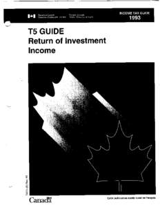 T5 GUIDE Return of Investment Income CanacE