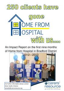      An Impact Report on the first nine months of Home from Hospital in Bradford District