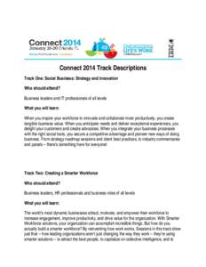 Microsoft Word - Connect 2014 Track Descriptions.doc