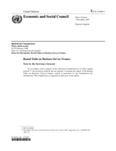 Federal Statistical Office / Organisation for Economic Co-operation and Development / Statistics Denmark / United Nations Economic Commission for Europe / Government / Statistics / Eurostat