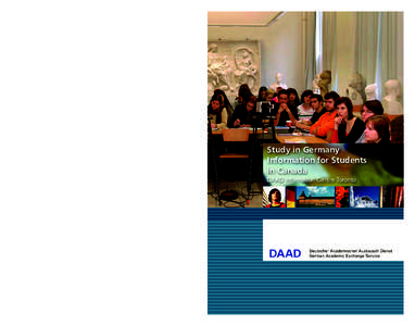 DAAD_Brochure_ml_2711_DAAD IC_Brochure_DINA5:04 PM Page C4  Study in Germany Information for Students in Canada DAAD Information Centre Toronto