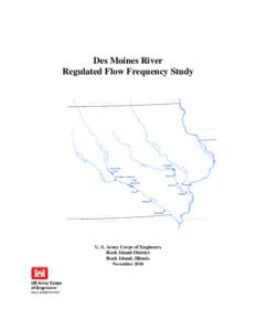 Des Moines River / 100-year flood / Plot / Discharge / Red Rock Dam / Bond duration / Reservoir / Frequency / Iowa / Geography of the United States / Saylorville Lake