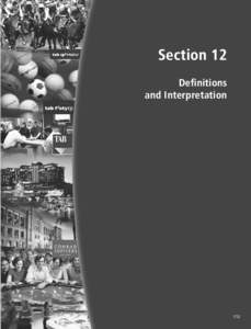 Section 12 Definitions and Interpretation Section Heading