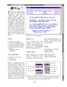 Chapter 3  Urban Forest Inventory System 12