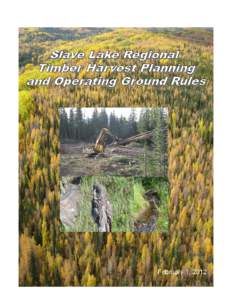Slave Lake Regional Timber Harvesting Planning and Operating Ground Rules
