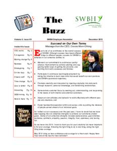 The Buzz Volume II, Issue XII SWBH Employee Newsletter