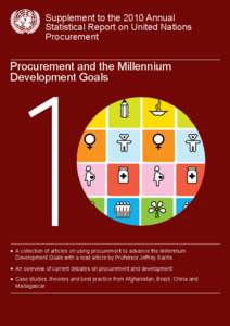 Supplement to the 2010 Annual Statistical Report on United Nations Procurement Procurement and the Millennium Development Goals