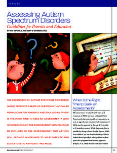 feature  Assessing Autism Spectrum Disorders  Guidelines for Parents and Educators