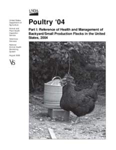 United States Department of Agriculture Poultry ‘04