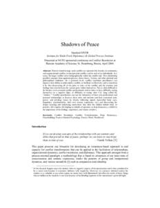 Microsoft Word - Stanford Siver - Shadows of Peace NATO.doc