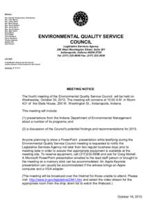 NT[removed]Environmental Quality Service Council