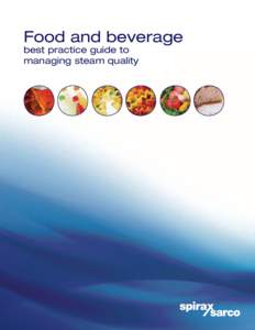 Food and beverage best practice guide to managing steam quality Foreword By John Holah, Campden BRI