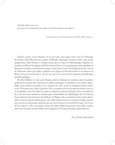 « Et holà ! Sachez encore ceci : vous avez la vie entière pour vous rigoler, et toute la mort pour vous reposer. » François Rabelais, Traité du bon usage de vin, Paris, Allia, 2009, pAsdiwal a perdu 