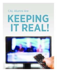 CAL Alumni Are  KEEPING IT REAL!  MSU_R1.indd 164