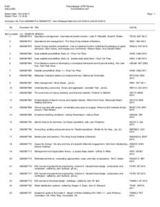 ILMU AACL0350 Perpustakaan UiTM Pahang ACCESSION LIST