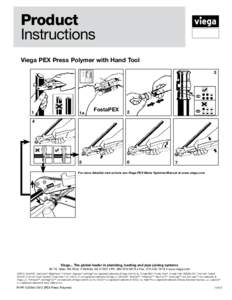 Product Instructions Viega PEX Press Polymer with Hand Tool 3  1