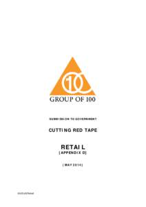 G100 Submission - Cutting Red Tape - Retail - May 2014