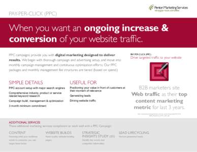 Compensation / Pricing / Pay per click / Website overseer / Ad text optimization / Marketing / Internet marketing / Business