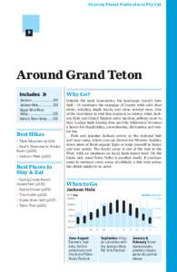 ©Lonely Planet Publications Pty Ltd  Around Grand Teton Why Go? Jackson ........................ 210 Jackson Hole ................ 219