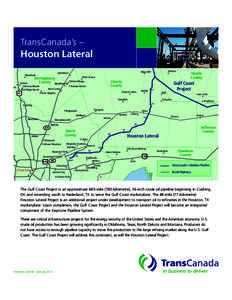 TransCanada’s –  Houston Lateral Montgomery County Woodbranch