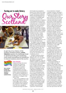 Pride parades / Spoken word / OurStory Scotland / Glasgay! Festival / Pride Scotia / LGBT History Month / LGBT Youth Scotland / Storytelling / LGBT community / United Kingdom / LGBT / Culture