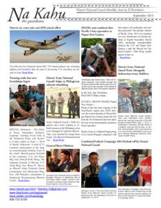 Na Kahu  Hawaii National Guard Monthly Activity E-Newsletter September[removed]the guardians