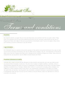 Terms and conditions Disclaimer By using this website you agree that you have read these terms and conditions and that you agree to them. These terms and conditions and your use of this website are governed by and constr