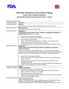 Microsoft Word - FDA Public Workshop on Cell and Gene Therapy_Agenda_10-26 _3_Web.docx