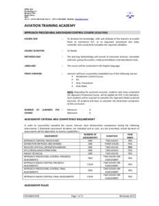 Procedural control / Instrument approach / Separation / Radar control / Terminal control center / Secondary surveillance radar / Area navigation / Flight progress strip / Air traffic control / Aviation / Transport