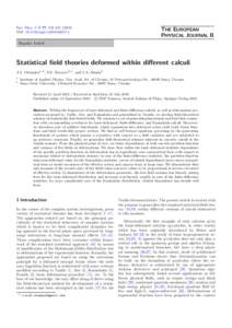 Probability theory / Tsallis statistics / Characteristic function / Basic hypergeometric series / Q-derivative / Quantum group / Symbol / Mathematical analysis / Q-analogs / Mathematics