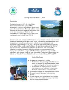 Survey of the Nation’s Lakes