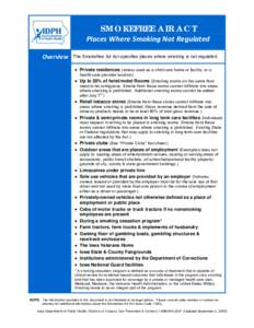 Tobacco / Smoking / Habits / Public health / Smoking ban / Smoking room / Smoking in Canada / Freedom to Breathe Act / Tobacco control / Ethics / Human behavior