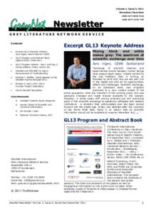 Microsoft Word - GreyNet Newsletter Vol.3, No.6, 2011