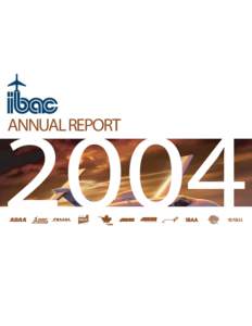 ANNUAL REPORT  2004 IBAC Annual Report 2004