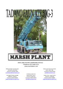 NEW LANE,HAVANT,HAMPSHIRE,PO9 2LZ Telephonewww.marshplant.com Millbrook Road, Southampton Hampshire, SO15 0LB Telephone