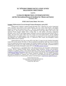 Tropical meteorology / Climatology / El Niño-Southern Oscillation / La Niña / Sea surface temperature / Climate Prediction Center / Atlantic Equatorial mode / Pacific decadal oscillation / Atmospheric sciences / Meteorology / Physical oceanography