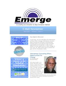 E-Mail Newsletter April 2007 ~ Volume 2, Issue 4 Quick Links Register for an Emerge Training